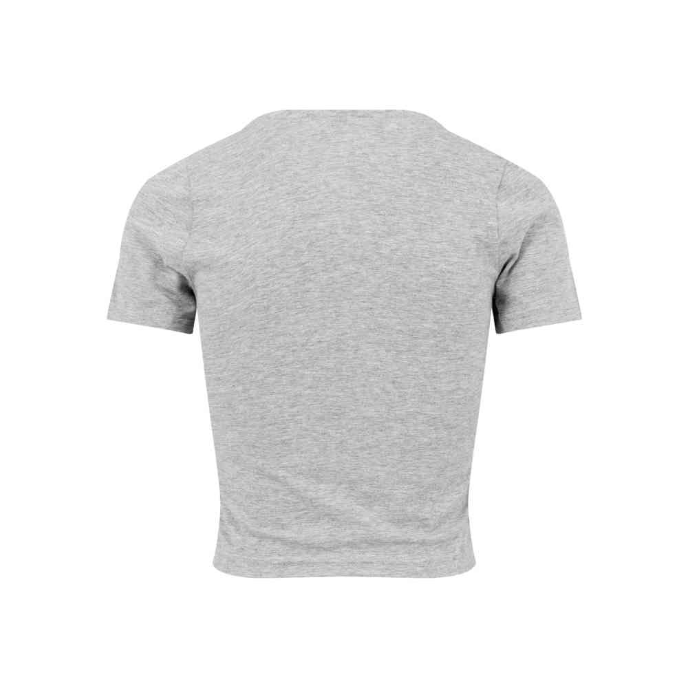 Miss Tee - Muah Crop top - Grau